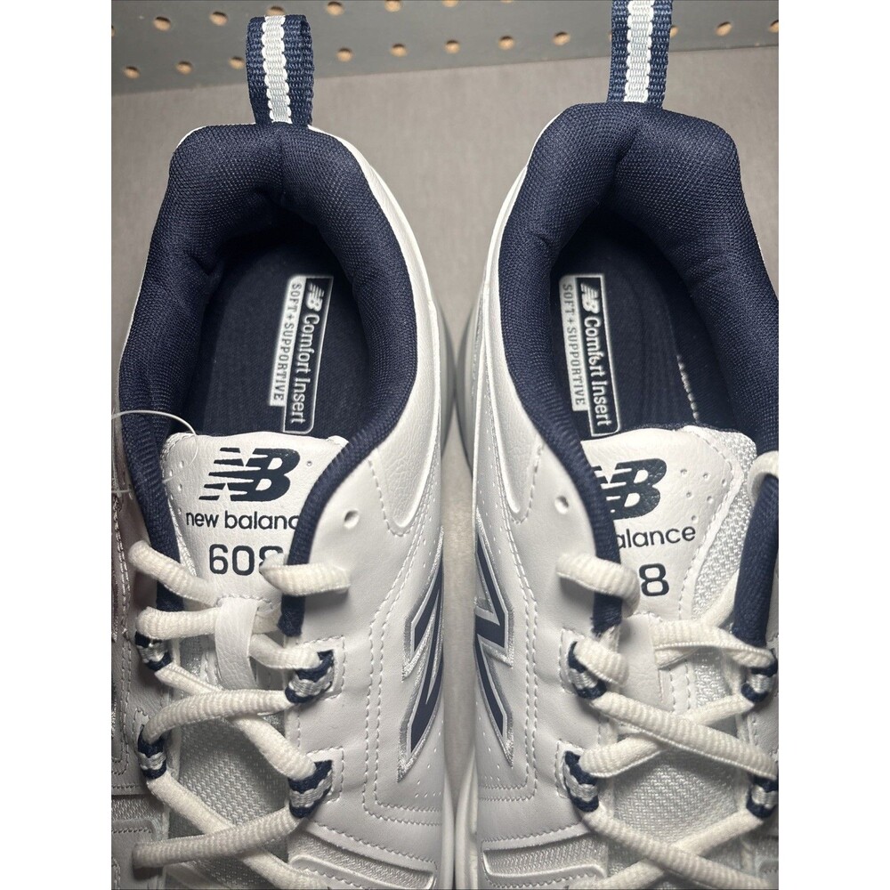 New Balance 608v5 Shoes Mens 12 4E EEEE Extra Wide White Blue MX608WN5 NWT NEW - Picture 12 of 15